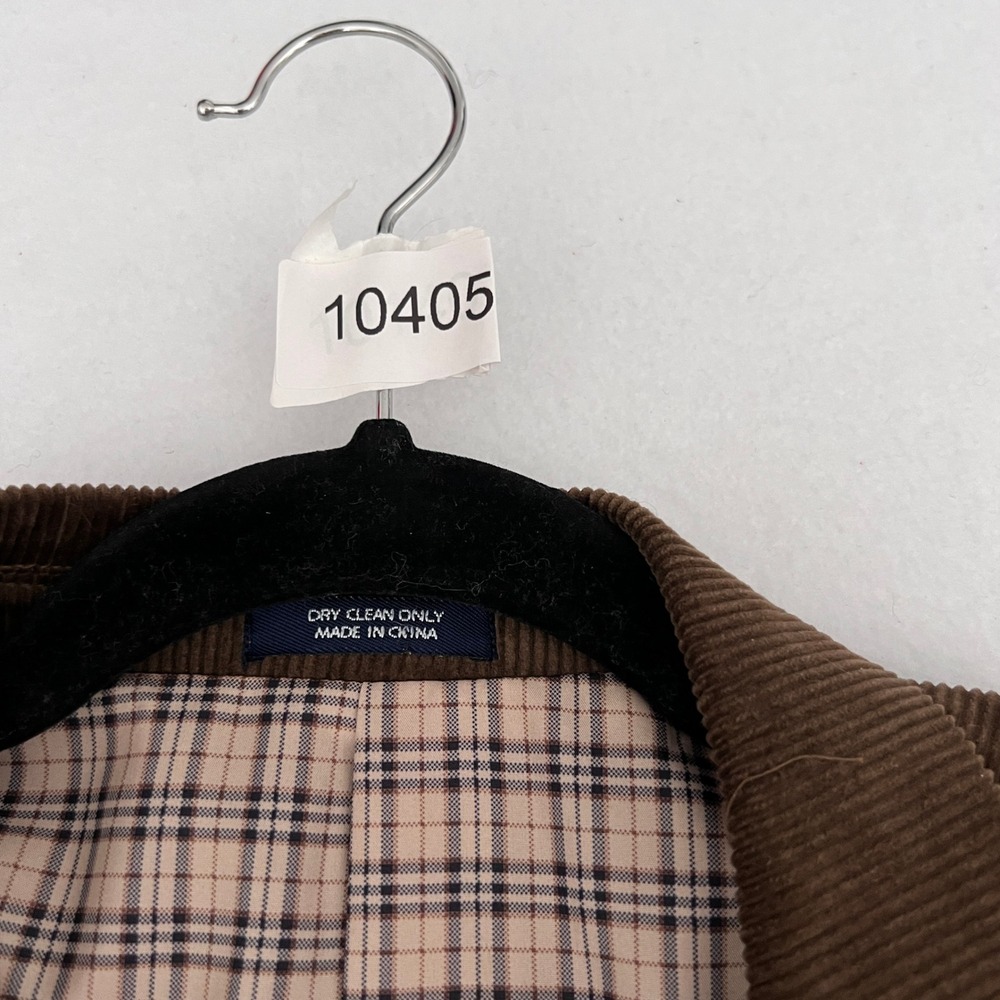 Saddlebred Corduroy Blazer Men 50R Brown Vintage Academic Professional - Picture 15 of 15